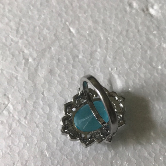 Blue quartz silver ring - Picture 2 of 4